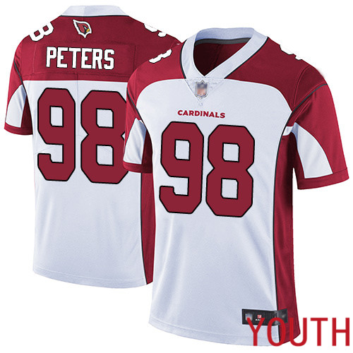 Arizona Cardinals Limited White Youth Corey Peters Road Jersey NFL Football #98 Vapor Untouchable